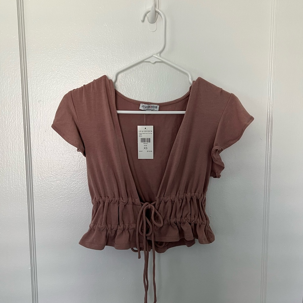 Front tie top - Picture 3 of 4